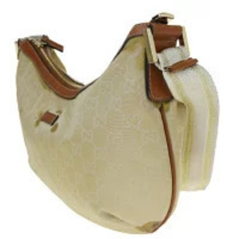 Gucci GG Beige Bag Crossbody Leather Shoulder Tan